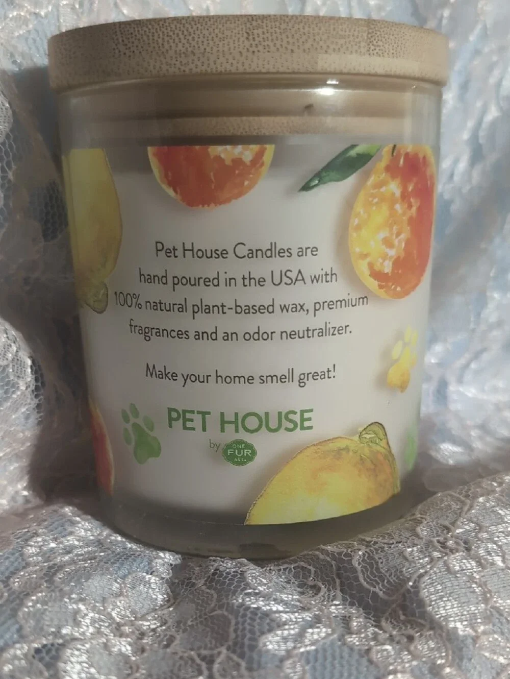 Fresh Citrus - White Glass Jar